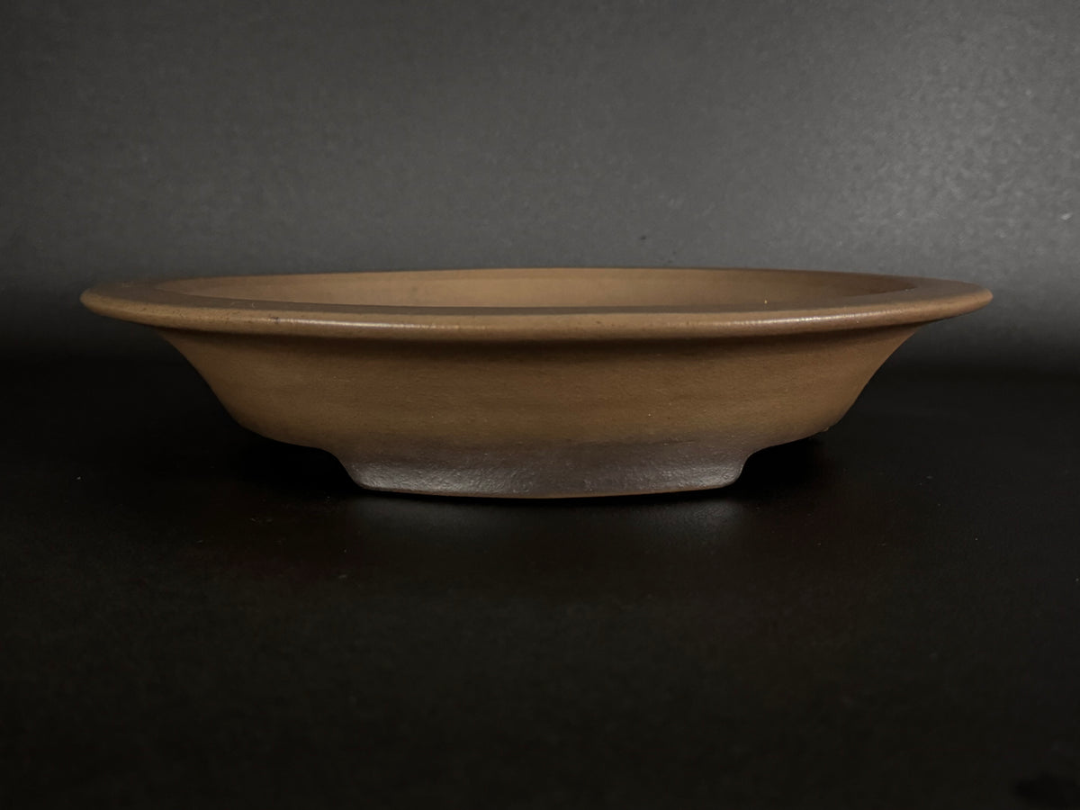 NAKANO GYOZAN 中野 行山 "Seal Only 印のみ" - 常滑 - 37.5cm Round 丸鉢 – Unglazed 無釉