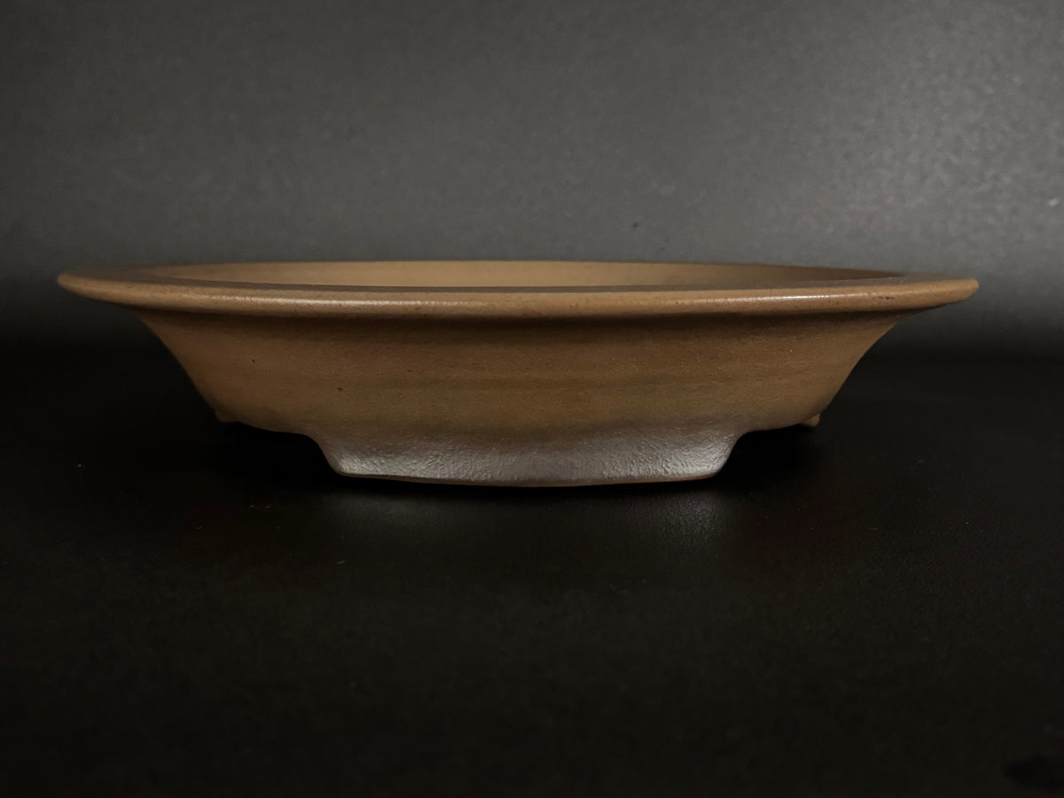 NAKANO GYOZAN 中野 行山 "Seal Only 印のみ" - 常滑 - 37.5cm Round 丸鉢 – Unglazed 無釉
