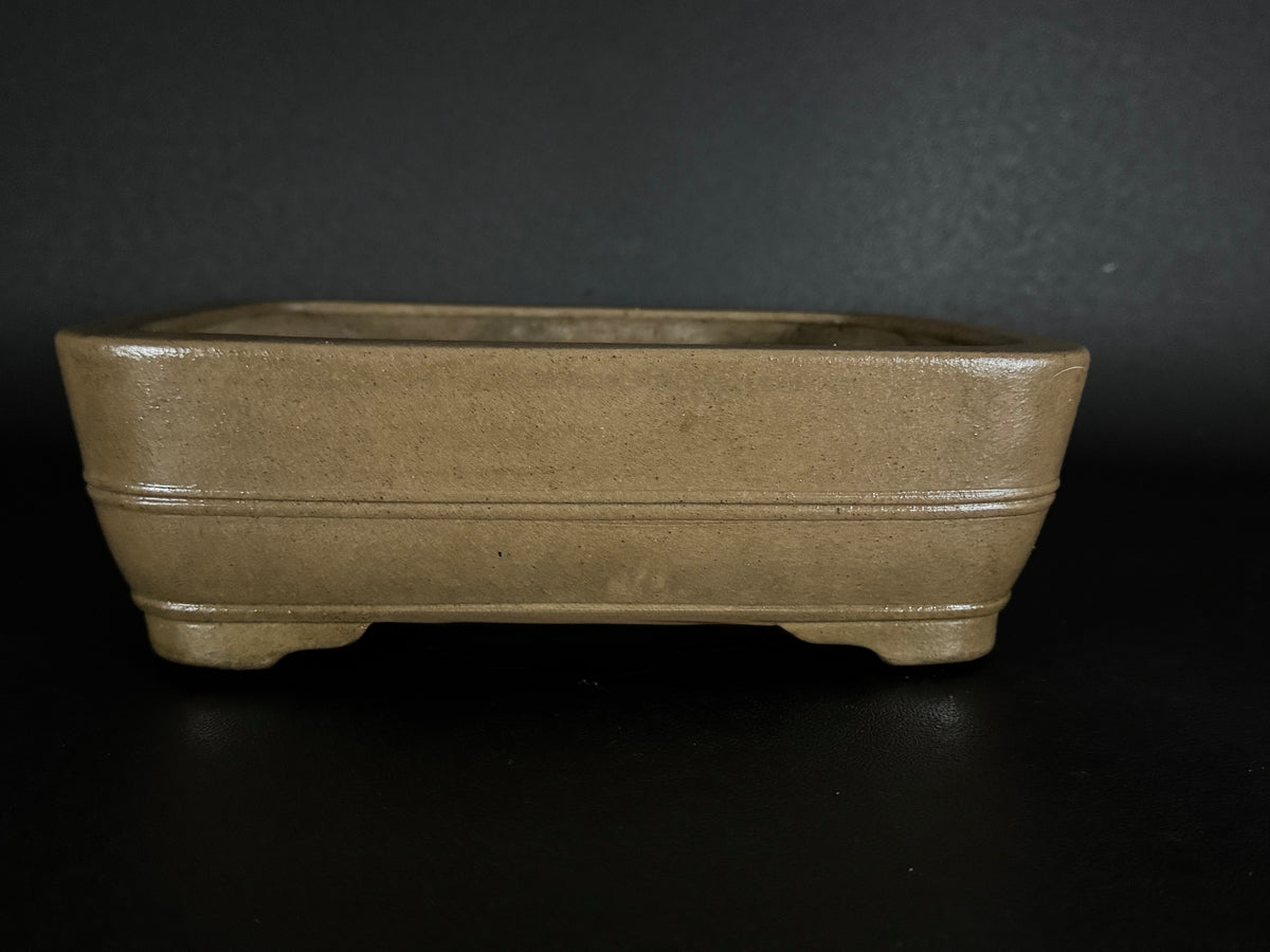 KEIZAN HISADA 久田桂山 – 2nd Generation 二代 – Hisada Sadao 久田貞雄 – Seal only 印のみ - 常滑 - 28.2cm Rectangular Unglazed 長方形 無釉