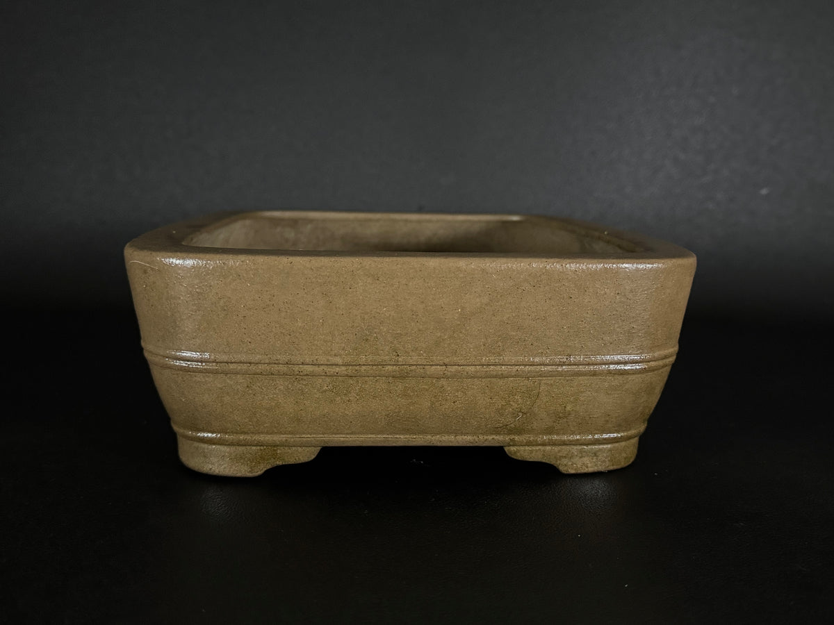 KEIZAN HISADA 久田桂山 – 2nd Generation 二代 – Hisada Sadao 久田貞雄 – Seal only 印のみ - 常滑 - 28.2cm Rectangular Unglazed 長方形 無釉