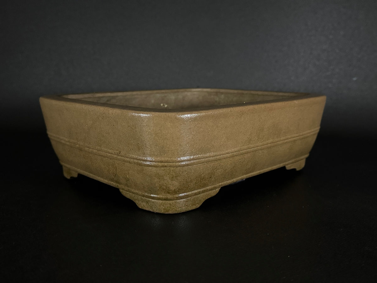 KEIZAN HISADA 久田桂山 – 2nd Generation 二代 – Hisada Sadao 久田貞雄 – Seal only 印のみ - 常滑 - 28.2cm Rectangular Unglazed 長方形 無釉