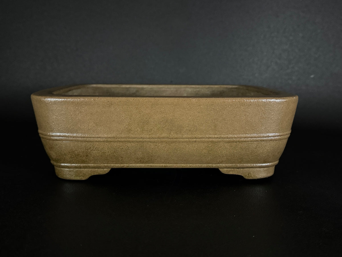 KEIZAN HISADA 久田桂山 – 2nd Generation 二代 – Hisada Sadao 久田貞雄 – Seal only 印のみ - 常滑 - 28.2cm Rectangular Unglazed 長方形 無釉