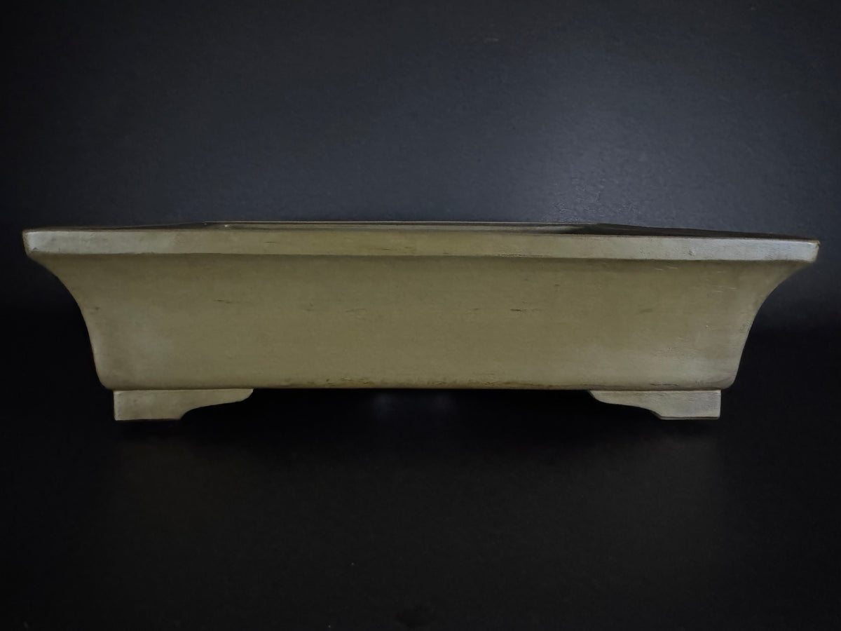 KEIZAN HISADA 久田桂山 – 2nd Generation 二代 – Hisada Sadao 久田貞雄 – Seal only 印のみ - 常滑 - 47.8cm Rectangular 長方形 – Unglazed 無釉