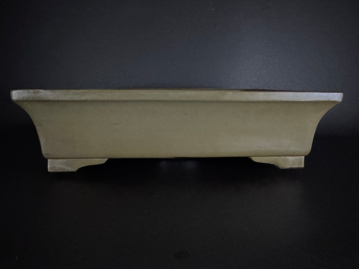 KEIZAN HISADA 久田桂山 – 2nd Generation 二代 – Hisada Sadao 久田貞雄 – Seal only 印のみ - 常滑 - 47.8cm Rectangular 長方形 – Unglazed 無釉
