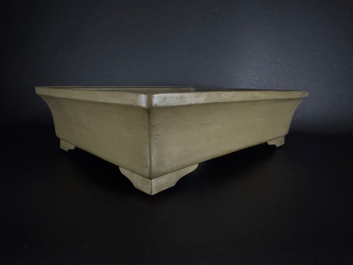 KEIZAN HISADA 久田桂山 – 2nd Generation 二代 – Hisada Sadao 久田貞雄 – Seal only 印のみ - 常滑 - 47.8cm Rectangular 長方形 – Unglazed 無釉