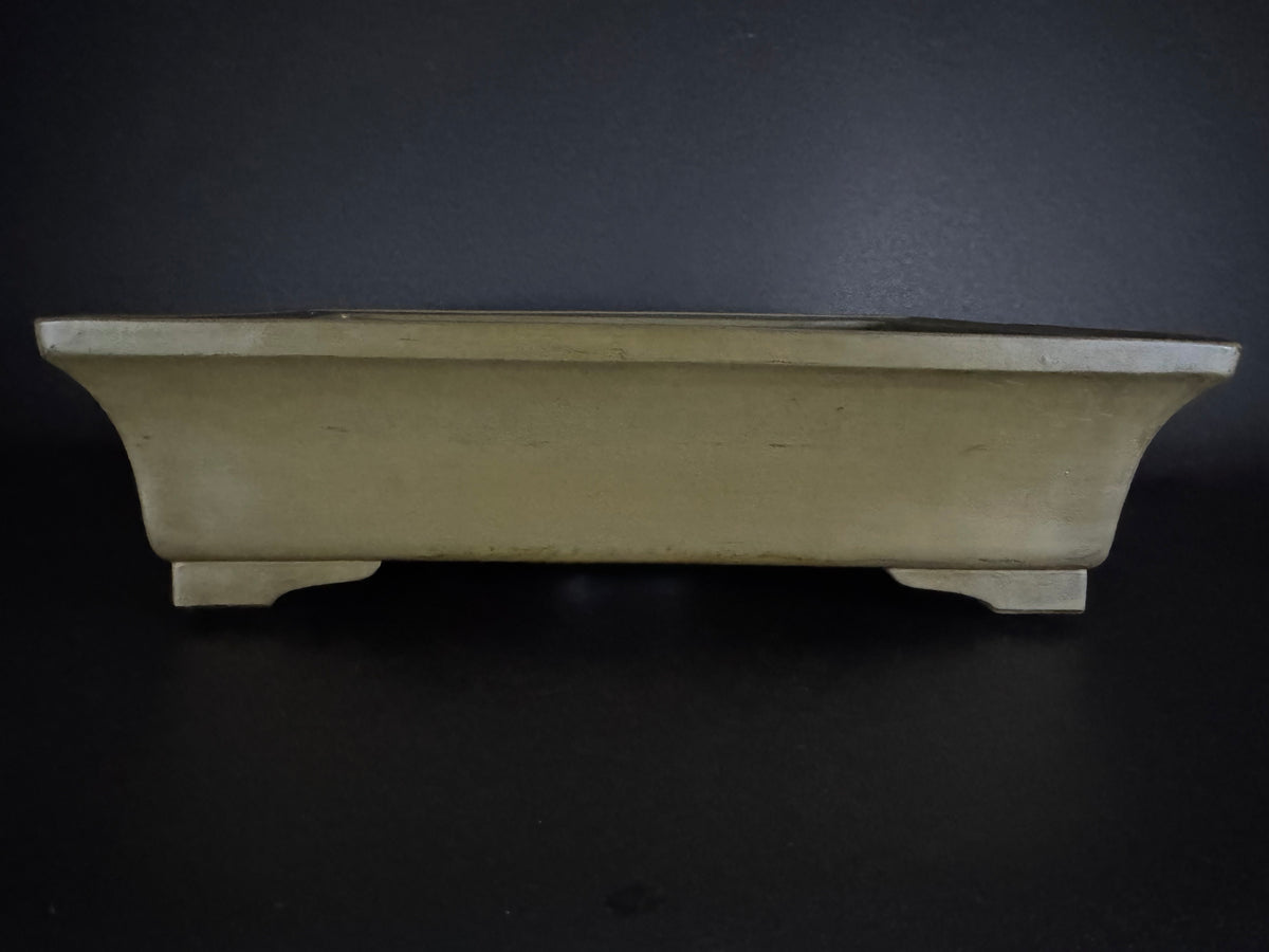 KEIZAN HISADA 久田桂山 – 2nd Generation 二代 – Hisada Sadao 久田貞雄 – Seal only 印のみ - 常滑 - 47.8cm Rectangular 長方形 – Unglazed 無釉