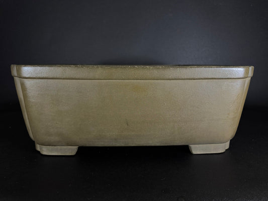 NAKANO GYOZAN 中野 行山 "Seal Only 印のみ" - 常滑 - 45.1cm  Square 正方形 – Unglazed 無釉