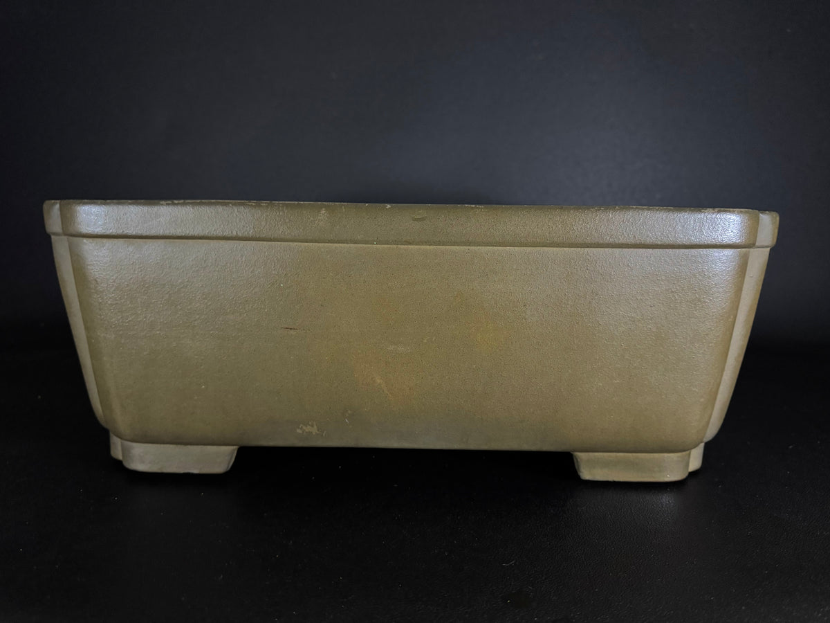 NAKANO GYOZAN 中野 行山 "Seal Only 印のみ" - 常滑 - 45.1cm  Square 正方形 – Unglazed 無釉