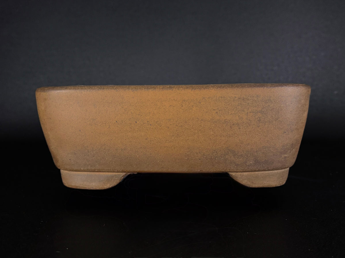 NAKANO GYOZAN 中野 行山 "Hand signed 爪描き" - 常滑 - 28.0cm Rectangular Unglazed (長方形 無釉)