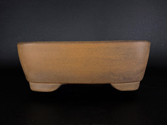 NAKANO GYOZAN 中野 行山 "Hand signed 爪描き" - 常滑 - 28.0cm Rectangular Unglazed (長方形 無釉)