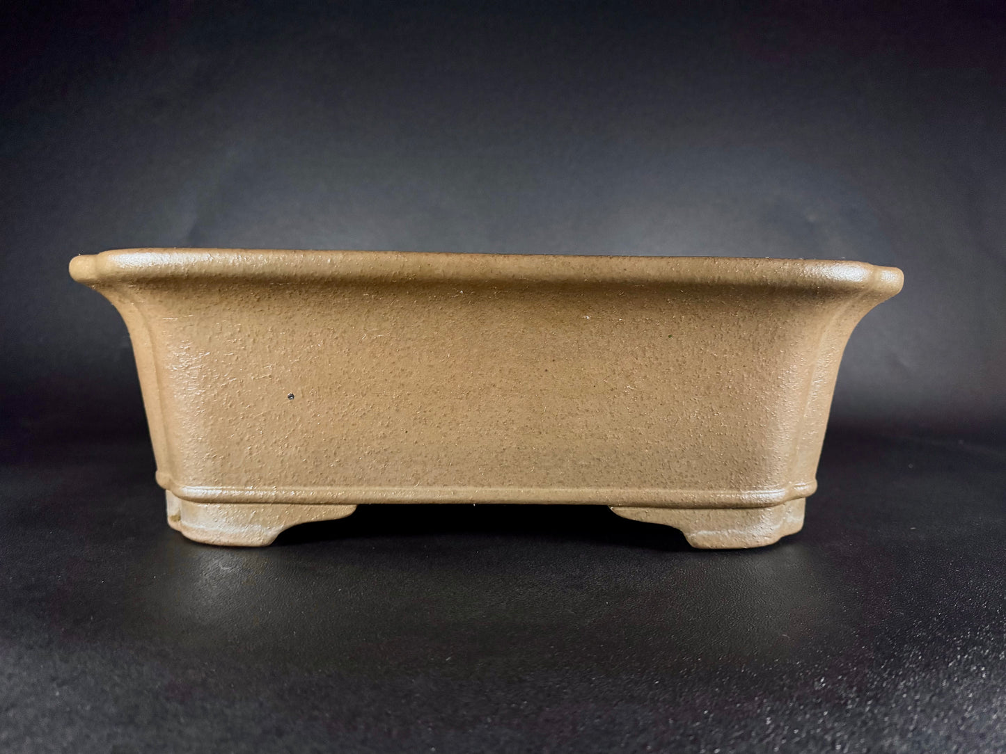KEIZAN HISADA 久山 桂山 - Hand signed 爪描き- 常滑 - 43.3cm Square (正方鉢) Unglazed 無釉