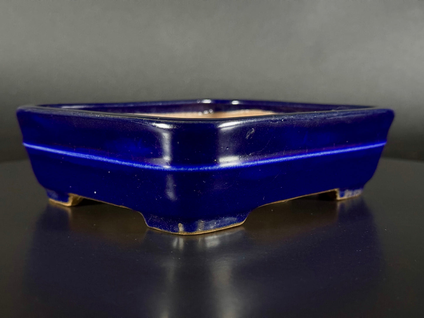 YAMAFUSA 4th Gen (YAMAFUSA KOIE 山房鯉江 / SAMBO 三方) – 常滑 – 16.1cm Rectangular 長方形盆栽鉢