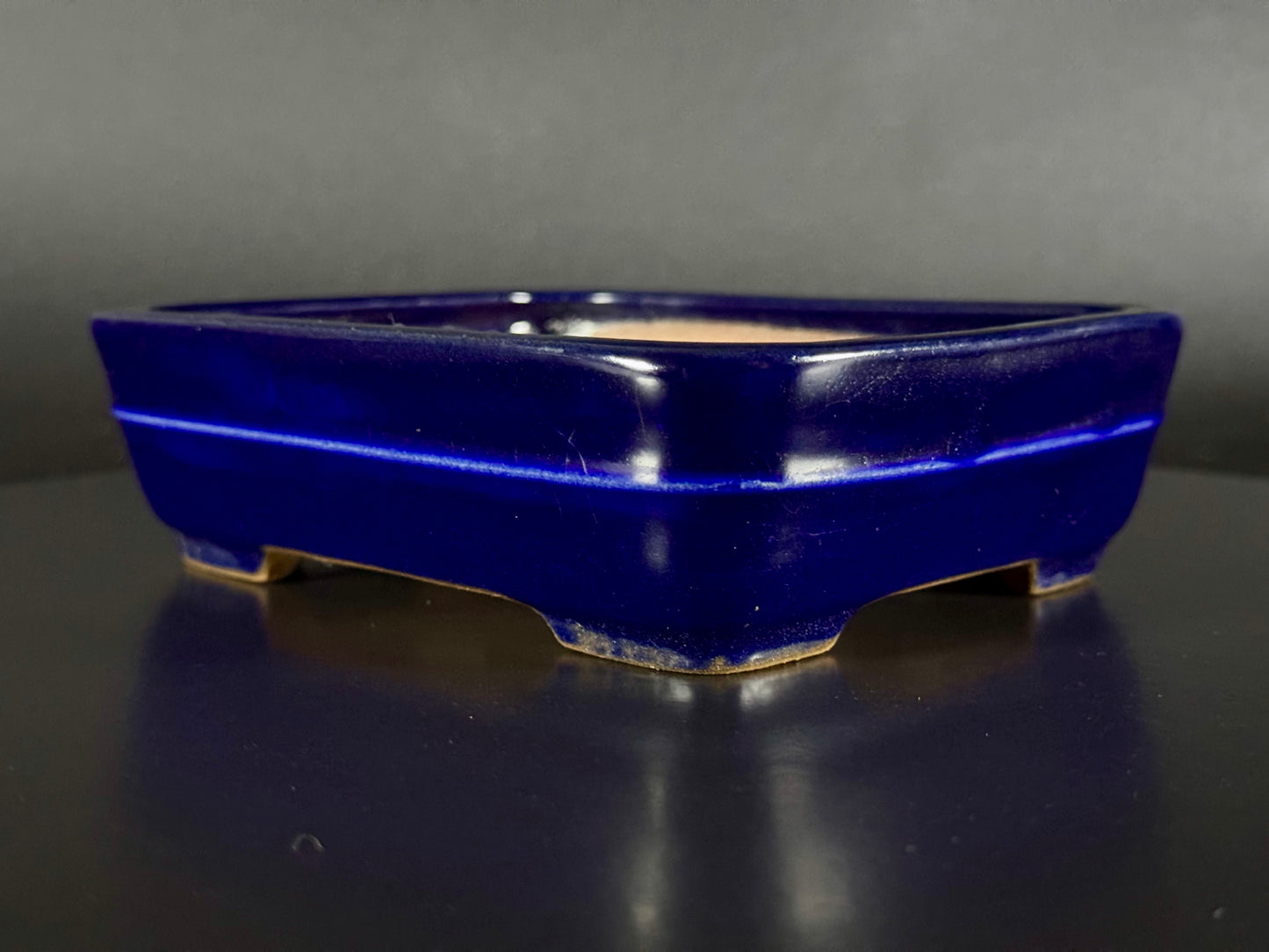 YAMAFUSA 4th Gen (YAMAFUSA KOIE 山房鯉江 / SAMBO 三方) – 常滑 – 16.1cm Rectangular 長方形盆栽鉢