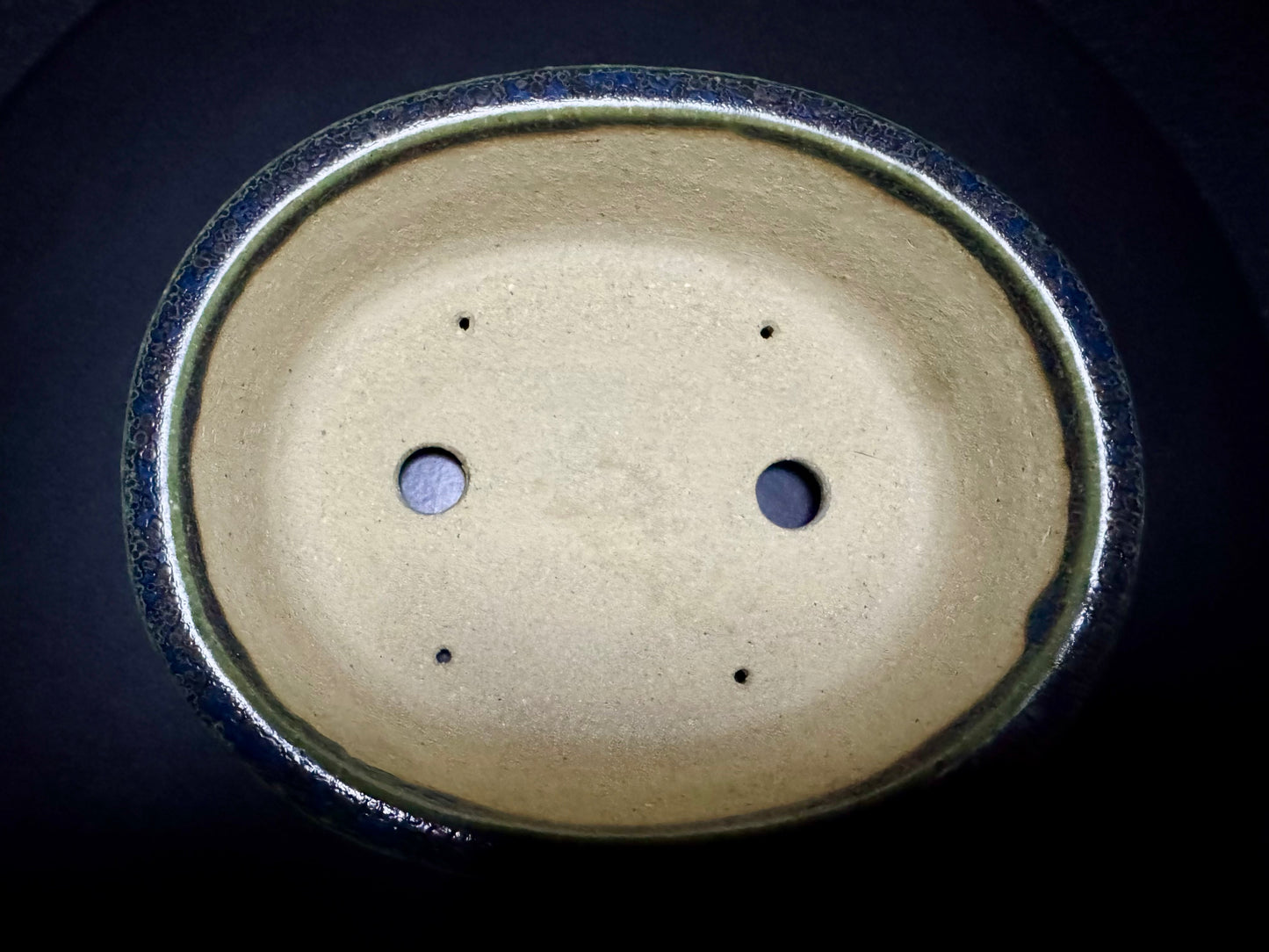 AIBA KOYO – Mr. AIBA Kouichirou（相場 恒一郎）– 常滑 - 20.3 cm Oval Style Glazed 楕円鉢 施釉