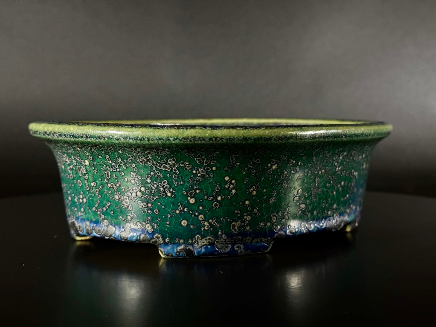 AIBA KOYO – Mr. AIBA Kouichirou（相場 恒一郎）– 常滑 - 20.3 cm Oval Style Glazed 楕円鉢 施釉