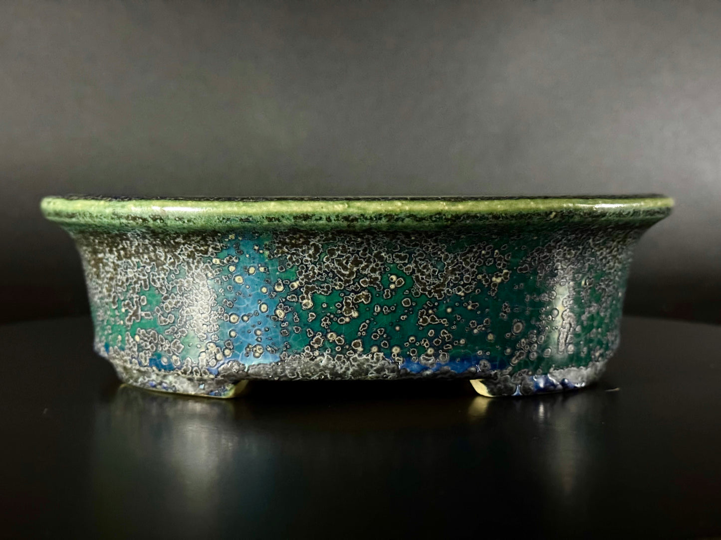 AIBA KOYO – Mr. AIBA Kouichirou（相場 恒一郎）– 常滑 - 20.3 cm Oval Style Glazed 楕円鉢 施釉