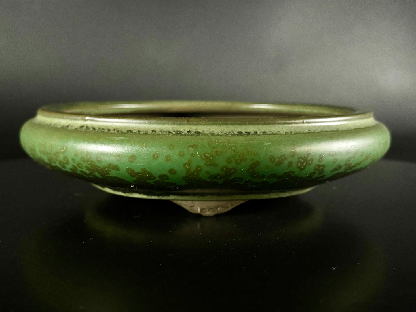 Kousen 光泉  - 常滑 – 19.0cm Round丸形Green ash glaze 緑釉