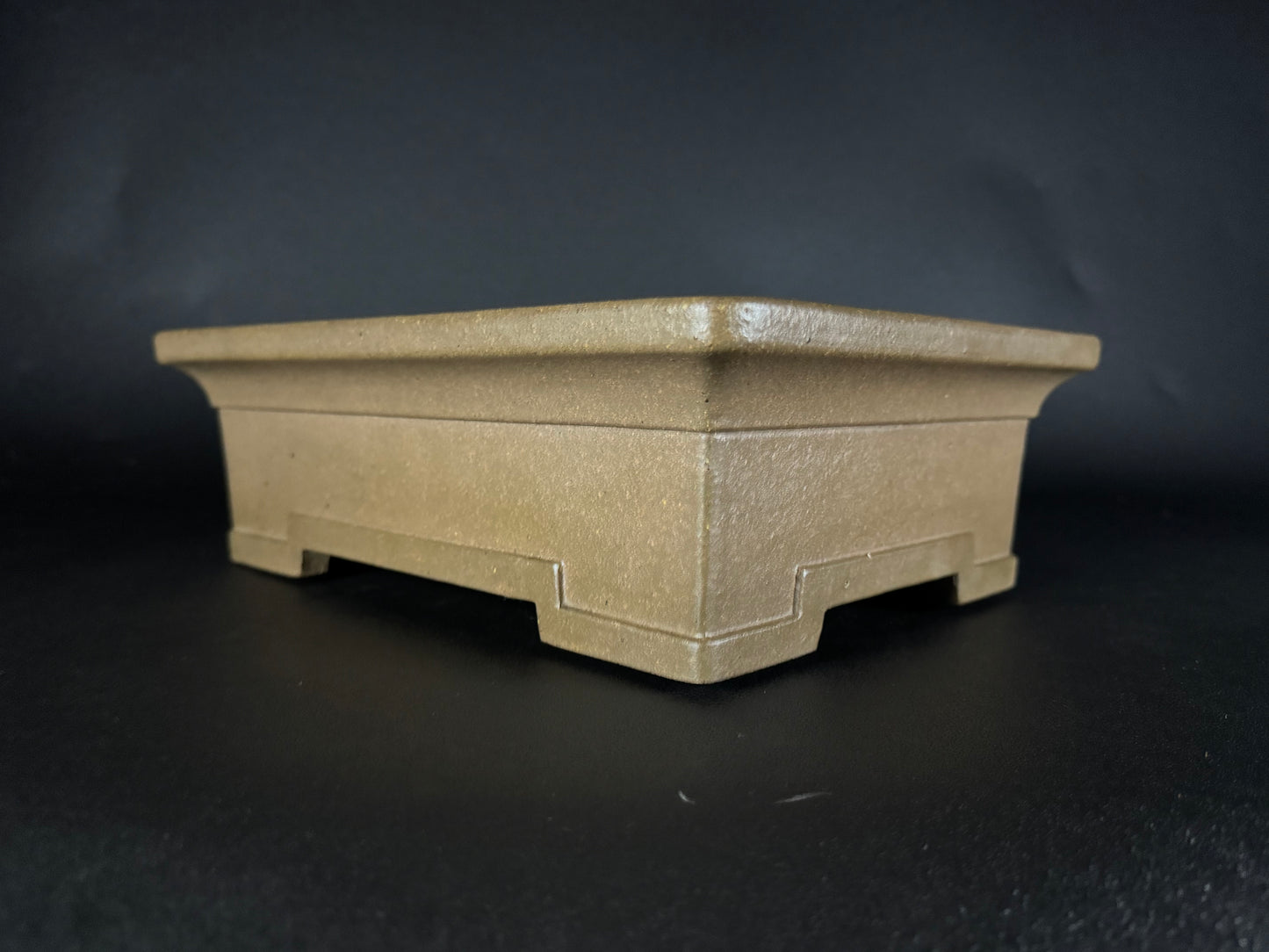 YAMAAKI 山秋 – 2nd Generation (Kataoka Sadamitsu 片岡貞光 / Koshosen 小松泉) - 常滑 - 32.6cm Rectangular Unglazed 長方形鉢-無釉