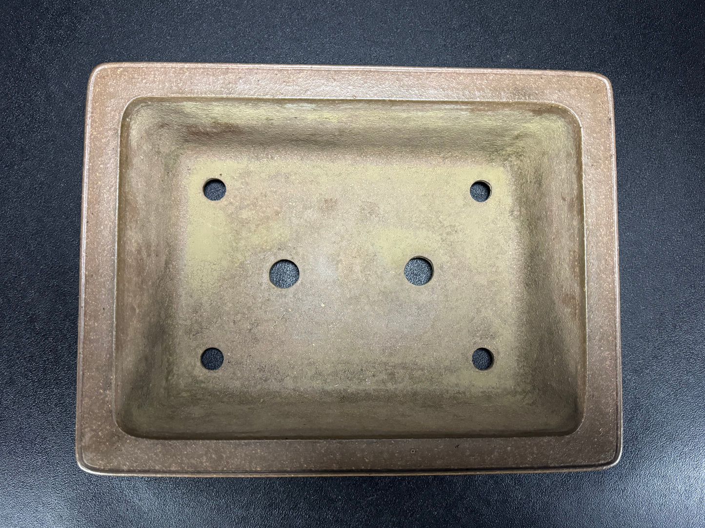 YAMAAKI 山秋 – 2nd Generation (Kataoka Sadamitsu 片岡貞光 / Koshosen 小松泉) - 常滑 - 32.6cm Rectangular Unglazed 長方形鉢-無釉