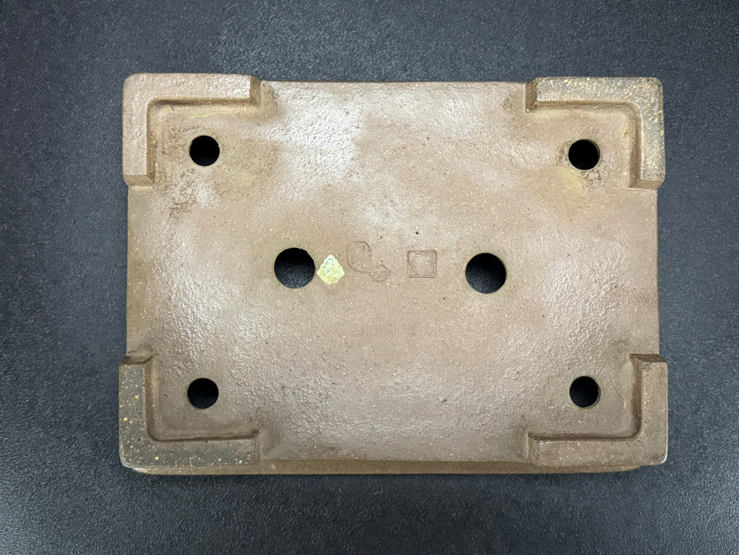 YAMAAKI 山秋 – 2nd Generation (Kataoka Sadamitsu 片岡貞光 / Koshosen 小松泉) - 常滑 - 32.6cm Rectangular Unglazed 長方形鉢-無釉