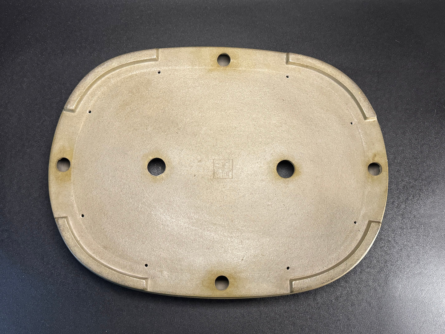 KEIZAN HISADA 久山 桂山 - Seal only 印のみ - 常滑 - 58.5cm Oval / Rounded Rectangle (楕円・長楕円) Unglazed (無釉)