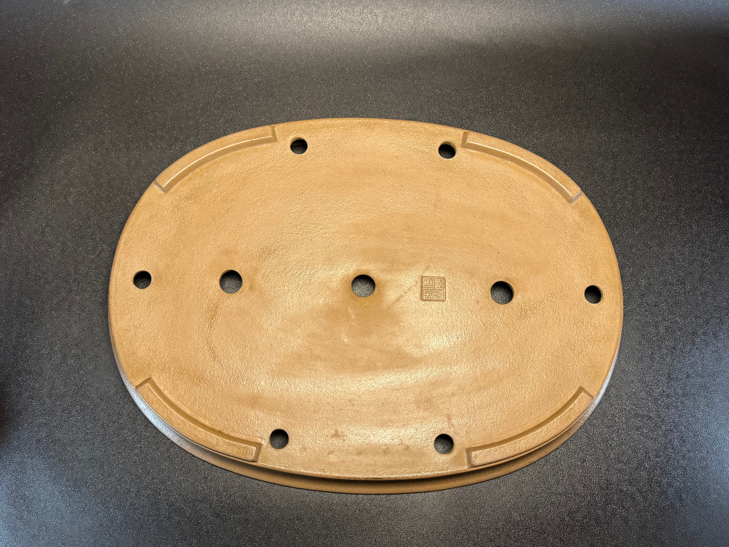 KEIZAN HISADA 久山 桂山 - Seal only 印のみ - 常滑 - 61.5cm Oval Unglazed (楕円 無釉)