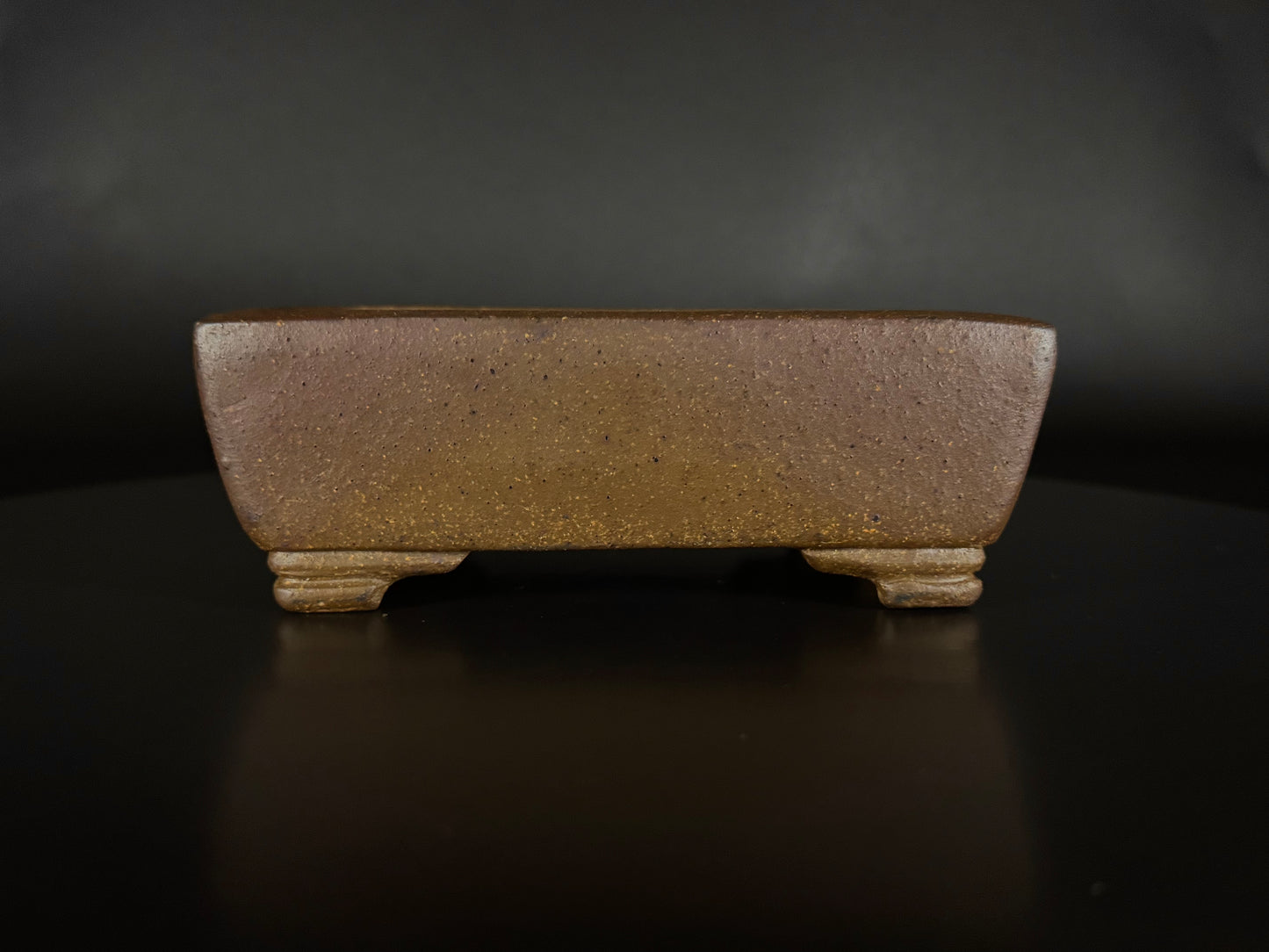 GYOZAN 1St Gen (Nakano Yukizyou “中野行常”) "Hand signed 爪描き" - 常滑 – 14.9cm Rectangular Unglazed (長方形 無釉)