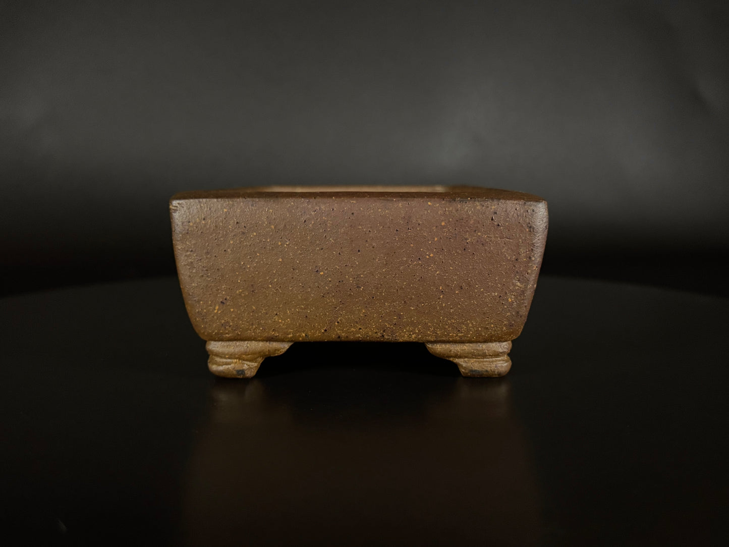 GYOZAN 1St Gen (Nakano Yukizyou “中野行常”) "Hand signed 爪描き" - 常滑 – 14.9cm Rectangular Unglazed (長方形 無釉)