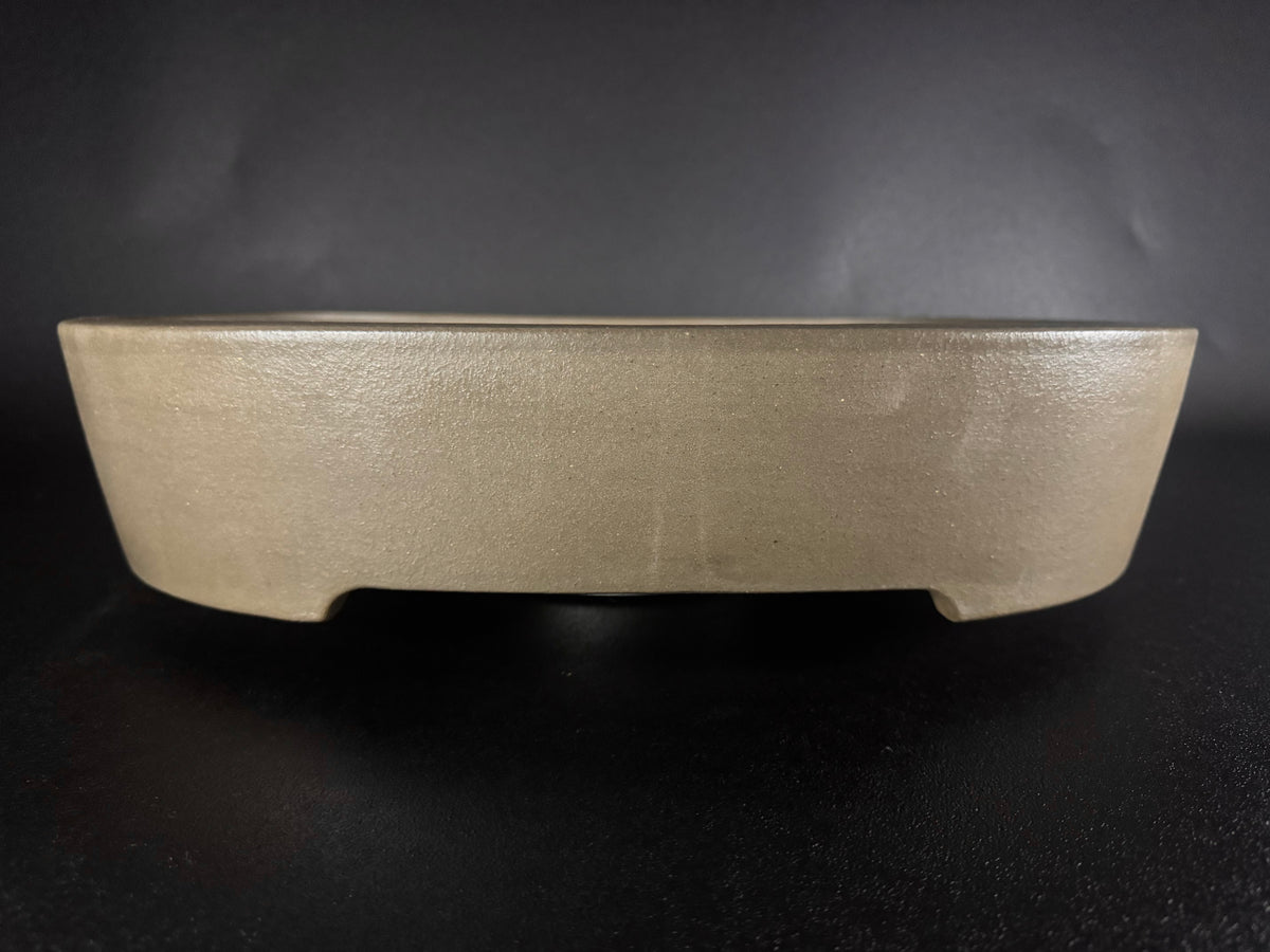 KEIZAN HISADA 久田桂山 – 2nd Generation 二代 – Hisada Sadao 久田貞雄 – Seal only 印のみ - 常滑 - 44.0cm Oval 楕円形 – Unglazed 無釉