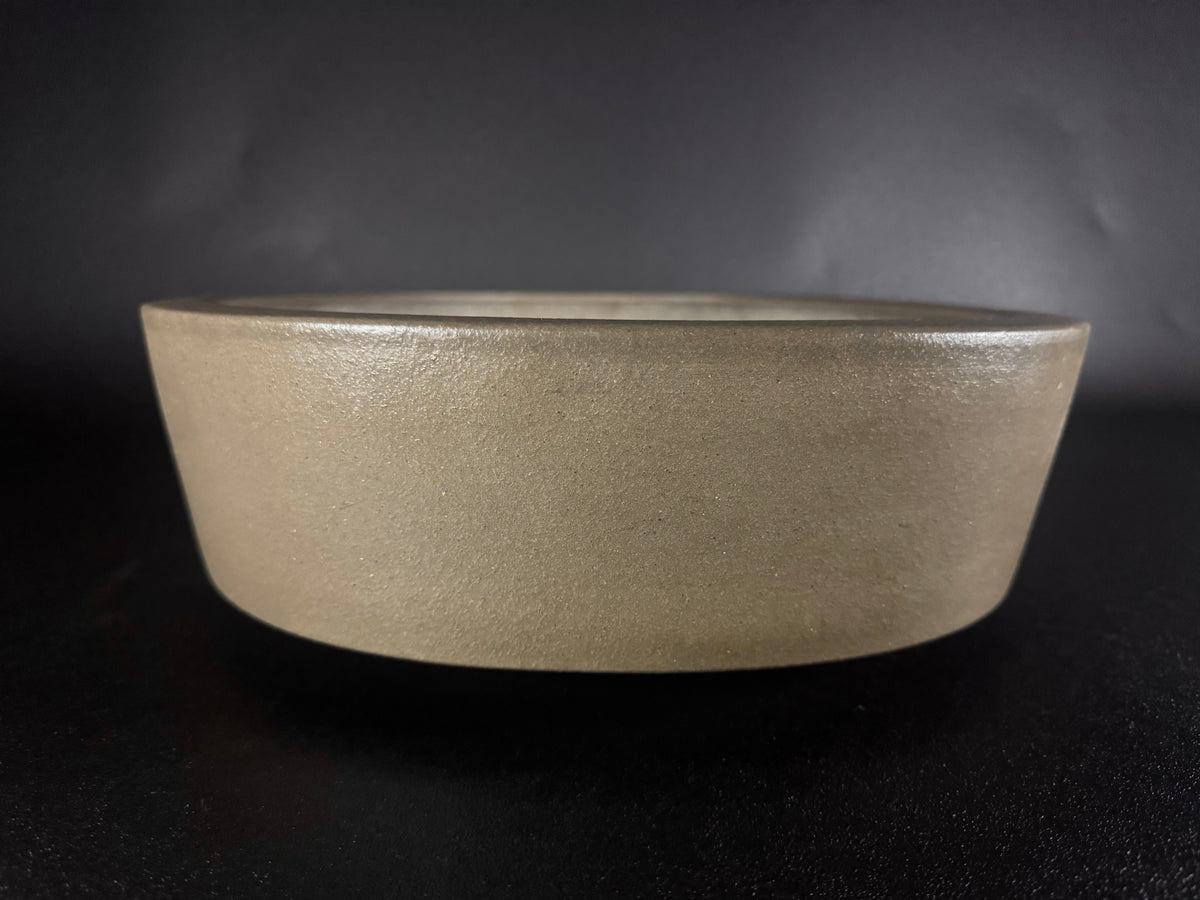 KEIZAN HISADA 久田桂山 – 2nd Generation 二代 – Hisada Sadao 久田貞雄 – Seal only 印のみ - 常滑 - 44.0cm Oval 楕円形 – Unglazed 無釉