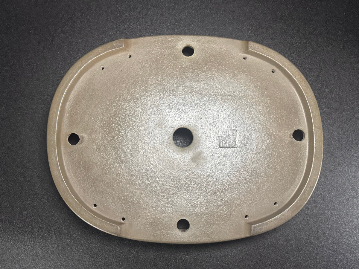 KEIZAN HISADA 久田桂山 – 2nd Generation 二代 – Hisada Sadao 久田貞雄 – Seal only 印のみ - 常滑 - 44.0cm Oval 楕円形 – Unglazed 無釉