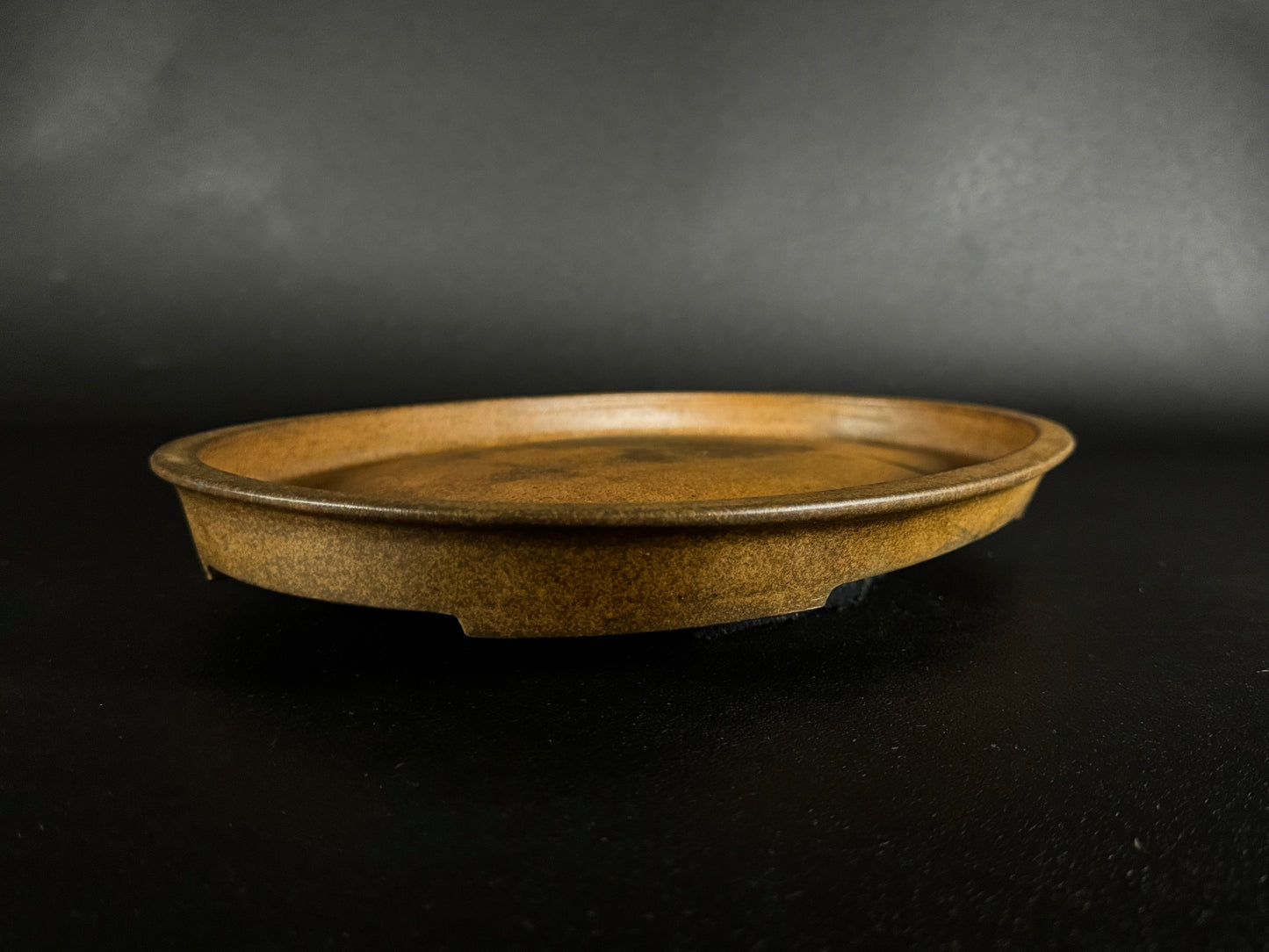 Mino Kenzan（美濃 健山 ）– 常滑 – 31.8cm Oval Unglazed Bonsai Pot（美濃 健山 常滑）