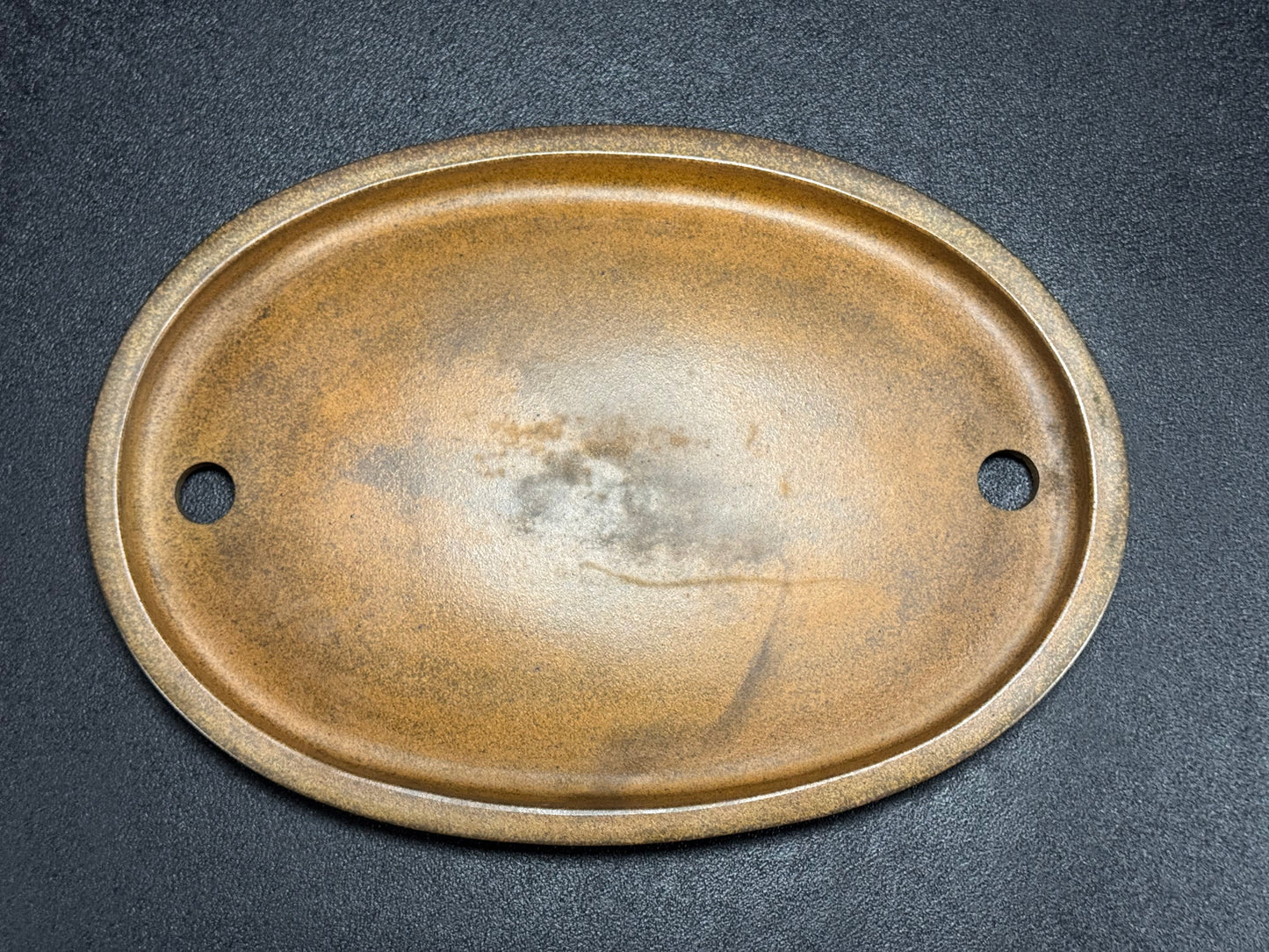 Mino Kenzan（美濃 健山 ）– 常滑 – 31.8cm Oval Unglazed Bonsai Pot（美濃 健山 常滑）