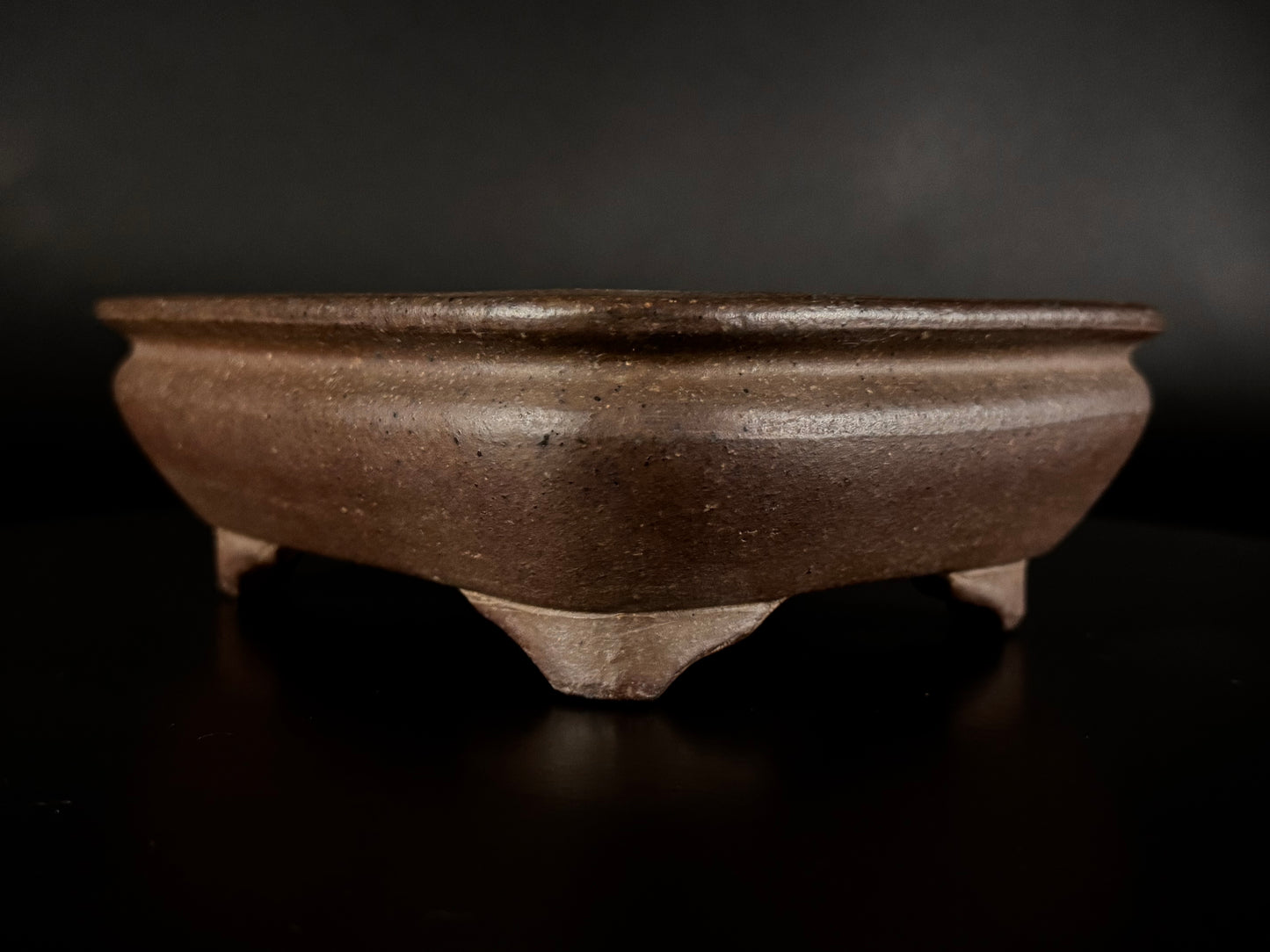 GYOZAN 1St Gen (Nakano Yukizyou “中野行常”)"Seal only 印のみ" - 常滑 - 14.9CM Rectangular Unglazed Bonsai Pot (長方形 無釉) Not for Sale