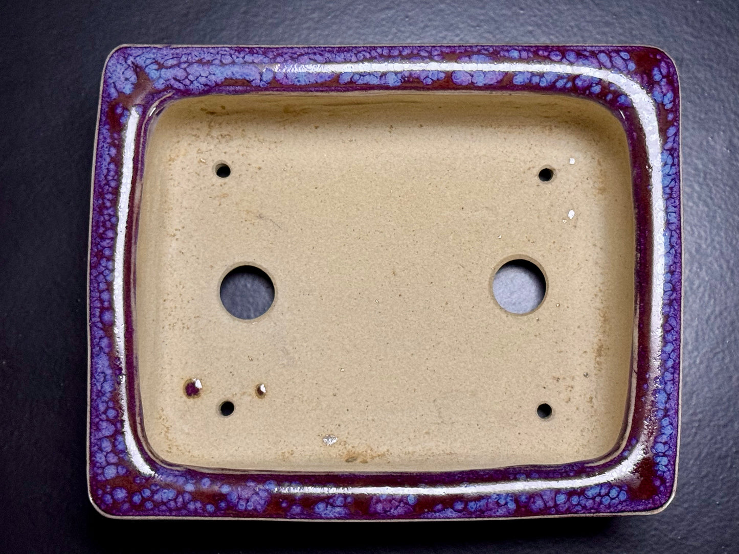 FUKUDA KEIUN 福田慶雲 – 常滑- 15.2cm Rectangular Glazed (長方形 釉薬)
