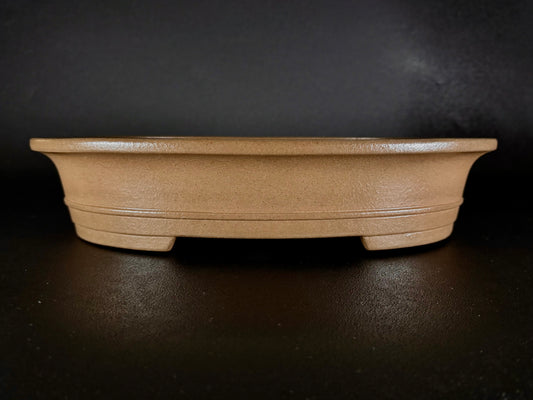 KEIZAN HISADA 久山 桂山 "Seal only 印のみ" - 常滑 - 39.8cm 0val Unglazed 楕円形 無釉
