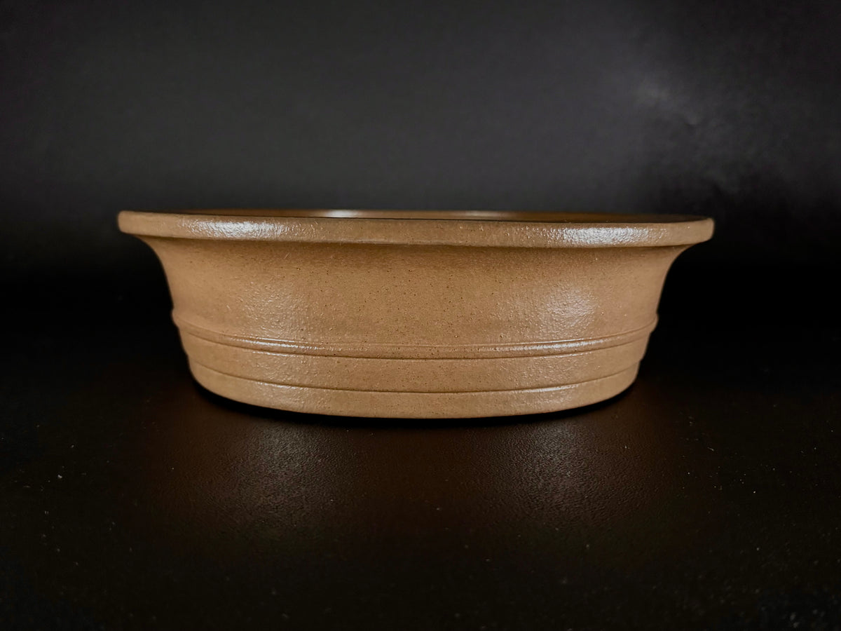KEIZAN HISADA 久田桂山 – 2nd Generation 二代 – Hisada Sadao 久田貞雄 – Seal only 印のみ - 常滑 - 39.8cm 0val Unglazed 楕円形 無釉