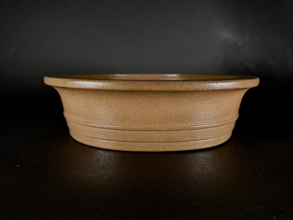 KEIZAN HISADA 久田桂山 – 2nd Generation 二代 – Hisada Sadao 久田貞雄 – Seal only 印のみ - 常滑 - 39.8cm 0val Unglazed 楕円形 無釉