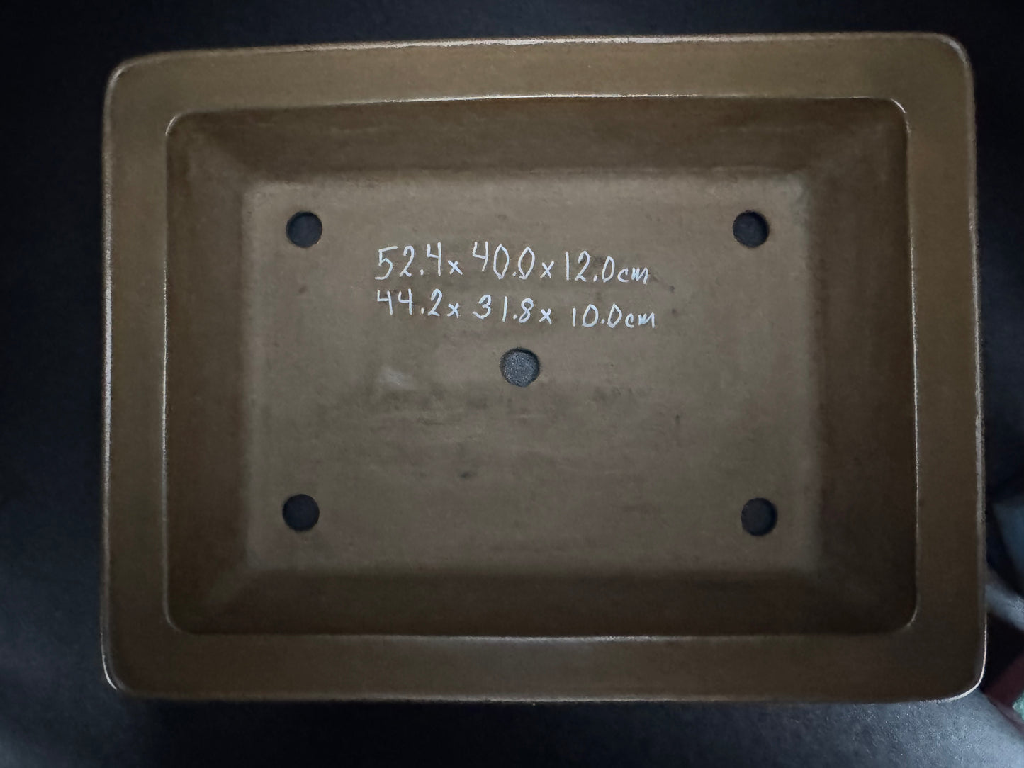 SHOZAN Watanabe, (渡辺松山) - 常滑 - 52.4cm Rectangular, Unglazed.
