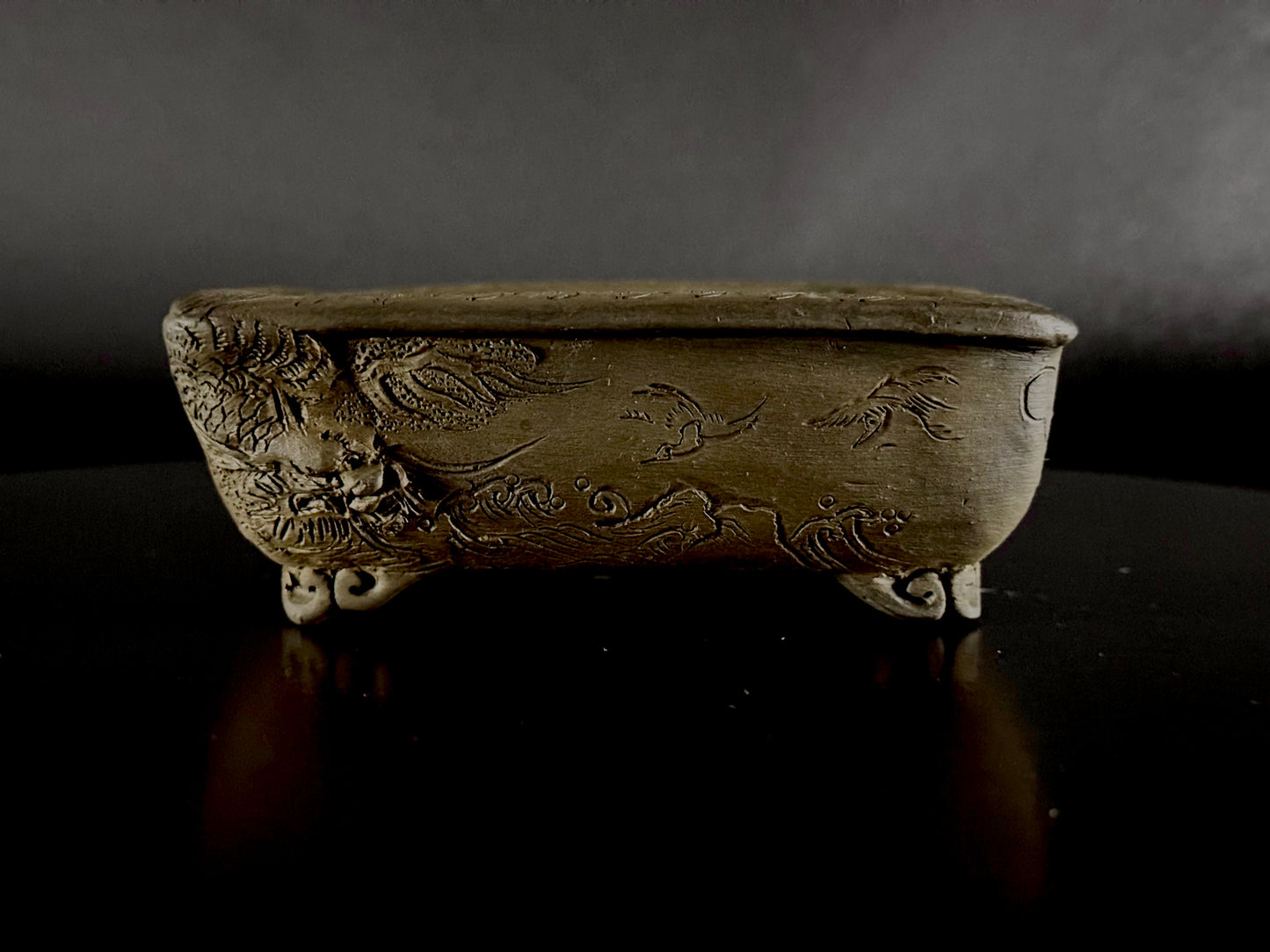 Tani Arashiyama (谷 荒山) - 常滑 - 12.7cm Rectangular Unglazed 長方形 無釉 On Hold!