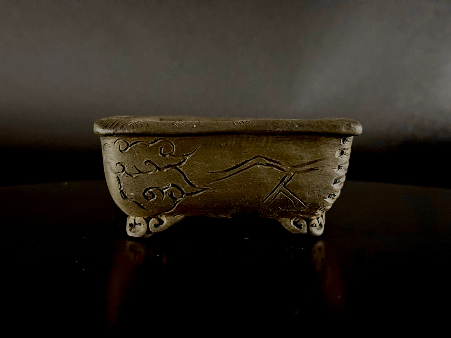 Tani Arashiyama (谷 荒山) - 常滑 - 12.7cm Rectangular Unglazed 長方形 無釉 On Hold!