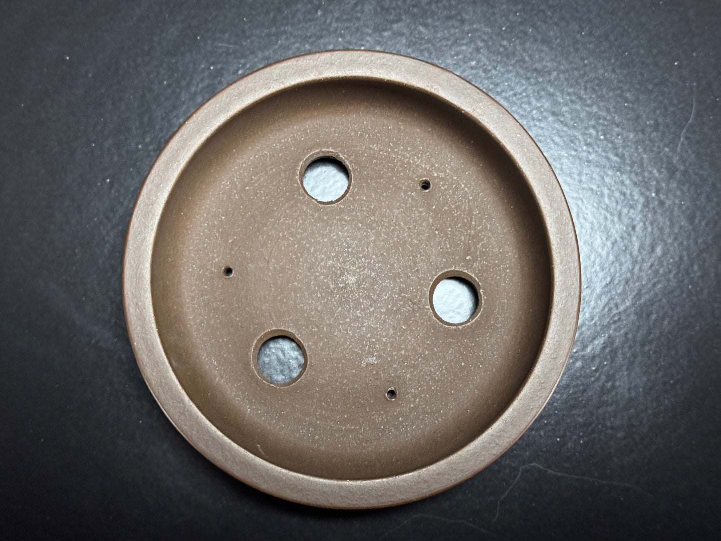 SUISHOUEN HEKISUI 翠松園 (Mizukami Shinji 水上真司) – Tokoname 常滑 – 9.9cm – Drum Round Taiko-gata 太鼓形 – Unglazed 無釉