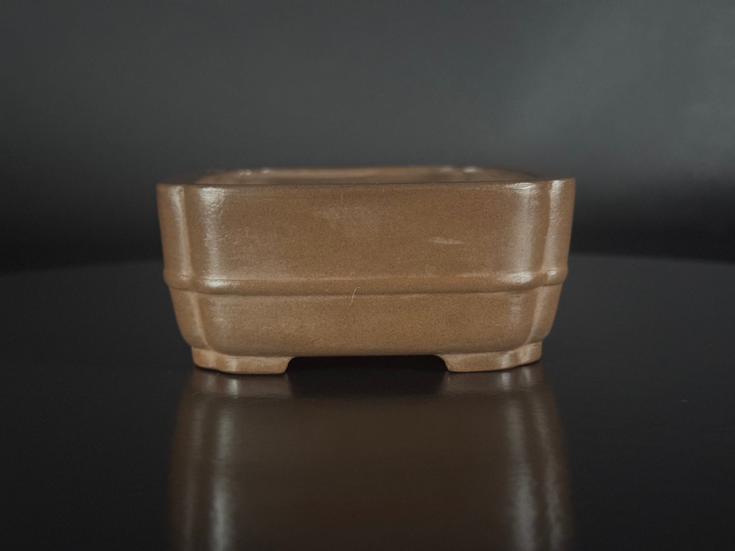 BIGEI 美芸 (Hirata Atsumi 平田あつみ) – 常滑 – 12.8cm Rectangular Unglazed 長方鉢・無釉
