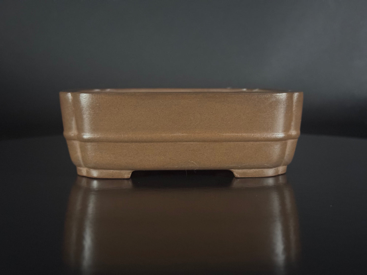BIGEI 美芸 (Hirata Atsumi 平田あつみ) – 常滑 – 12.8cm Rectangular Unglazed 長方鉢・無釉