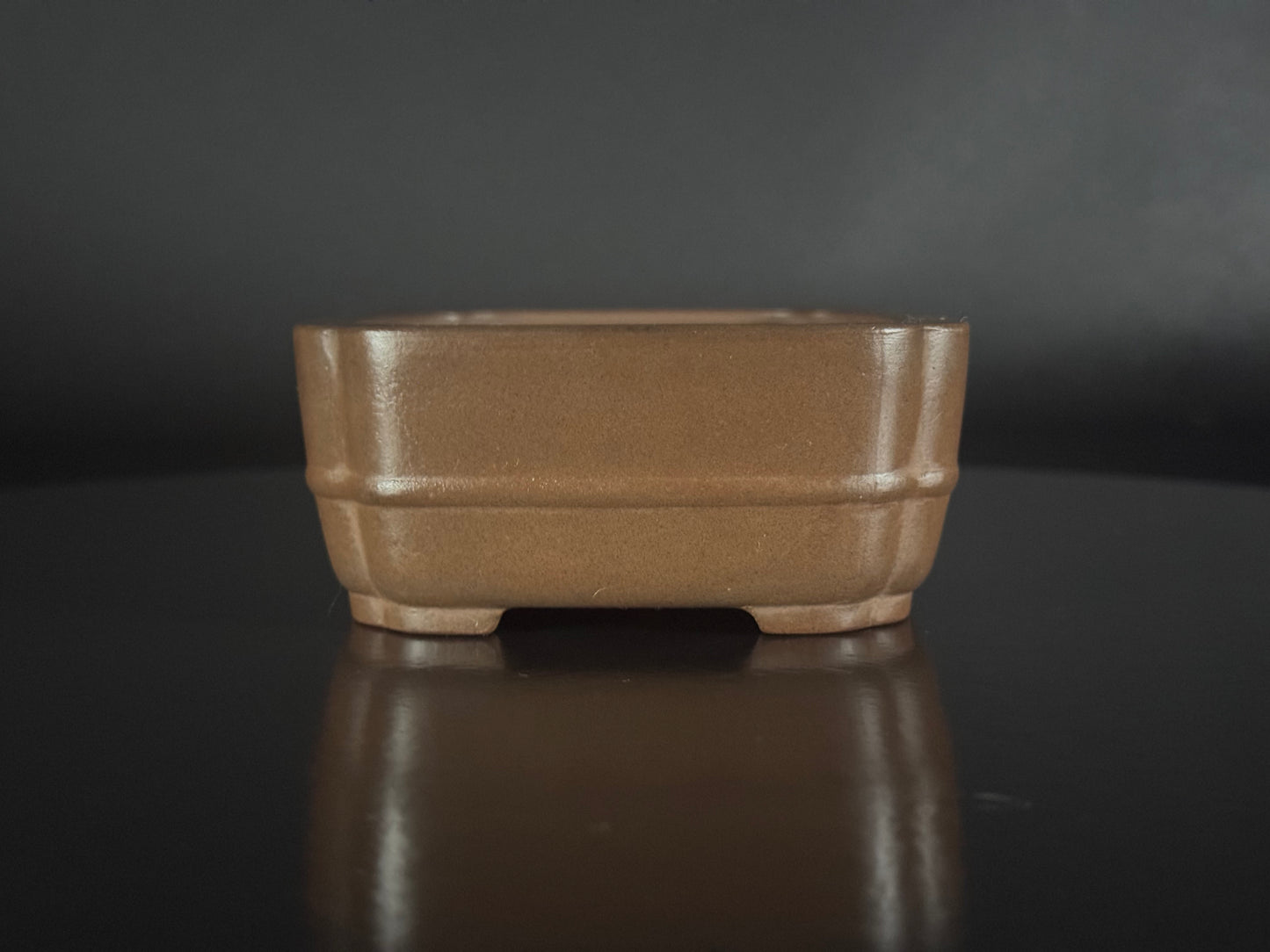BIGEI 美芸 (Hirata Atsumi 平田あつみ) – 常滑 – 12.8cm Rectangular Unglazed 長方鉢・無釉