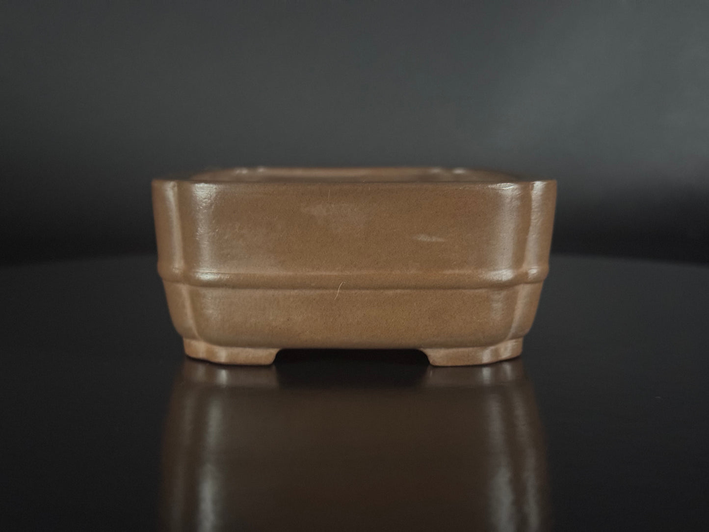 BIGEI 美芸 (Hirata Atsumi 平田あつみ) – 常滑 – 12.8cm Rectangular Unglazed 長方鉢・無釉