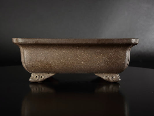 IKKO 一洸 (Watanabe Kazuhiro 渡邉一弘) – 常滑 - 15.4cm Rectangular Yakishime 焼締め / Unglazed 無釉